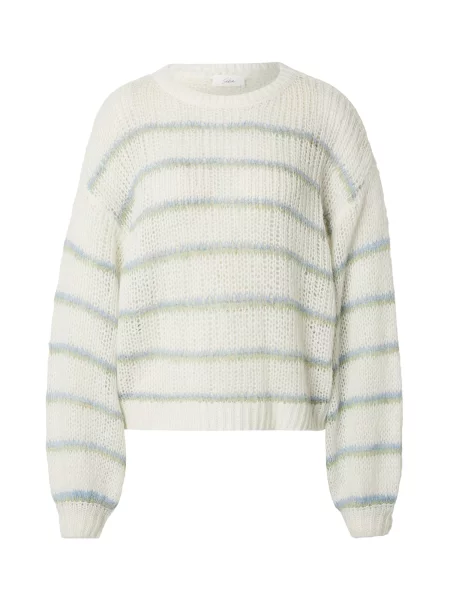 Sálea Pulover verde alb