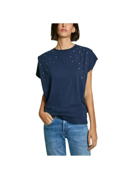 Denim ruha Pepe Jeans kék