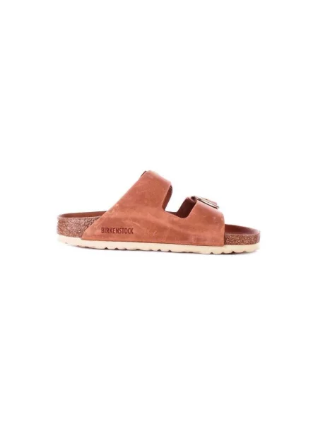 Šľapky Birkenstock s prackou hnedá