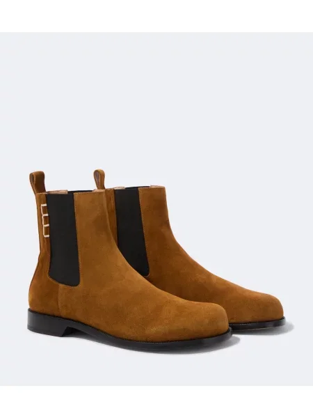 Botine chelsea Jw Anderson din piele de căprioară maro