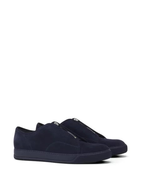 Sneakerși Lanvin din piele albastru