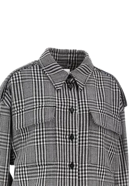 Top Stella Mccartney în carouri negru