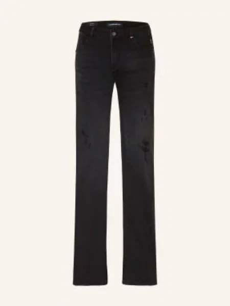Elias Rumelis Bootcut Džíny Mina ebony black wash černé