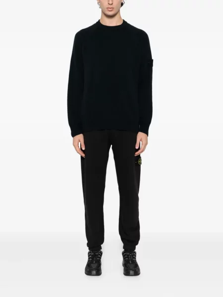 Pulover Stone Island cu strasuri albastru