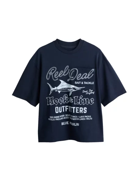 Next Tricou bleumarin