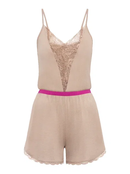 LASCANA Salopeta LAS Lovly Nights Jumpsuit' maro