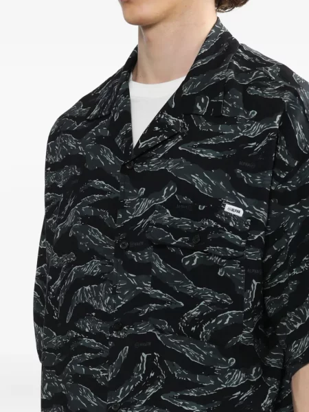 Къс риза Alpha Industries черно