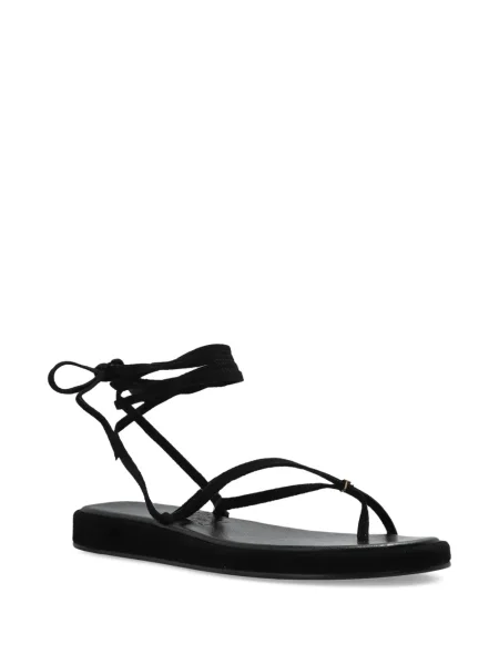 Sandale Tory Burch din piele de căprioară negru