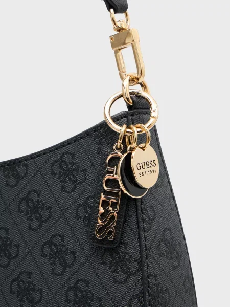 Сумка Guess с принтом серая