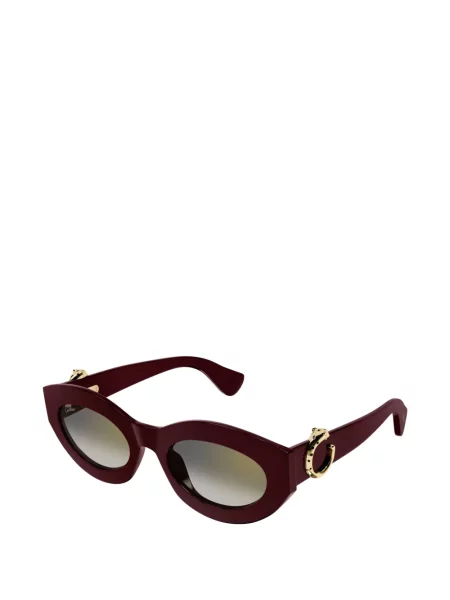 Sunčane naočale Cartier Eyewear s autogramom crvena