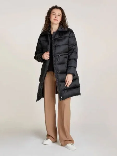 Calvin Klein De satin geacă negru