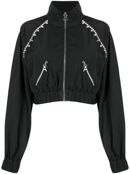 Kurtka Area z kryształkami czarna
