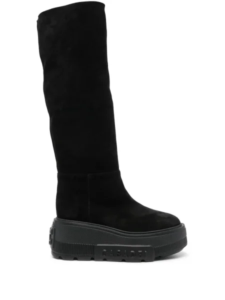 Botine Casadei cu platformă negru
