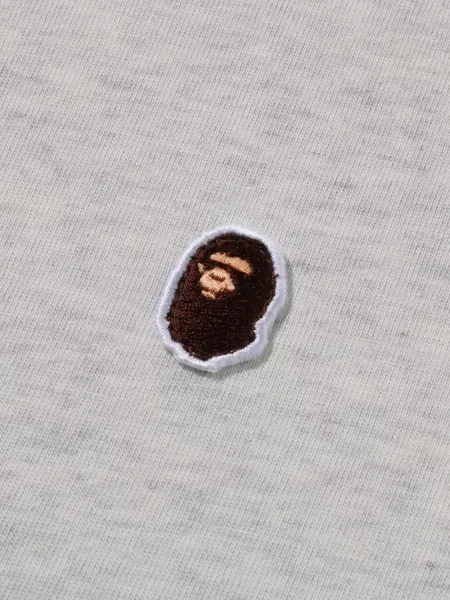 Tricou A Bathing Ape® cu broderie gri
