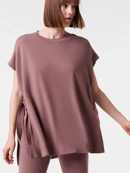 Пончо Etam коричневе