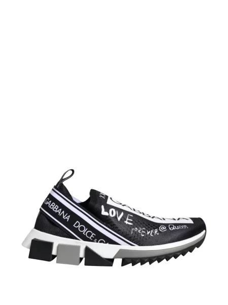 Sneakerși Dolce & Gabbana Sorrento cu imagine negru
