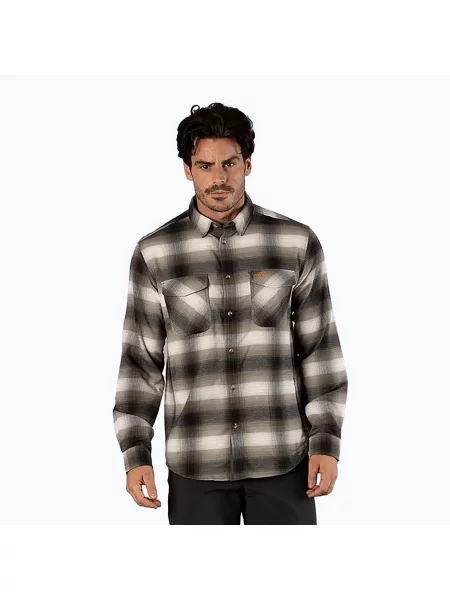 Košile CMP olive/ nero/ bianco zelená