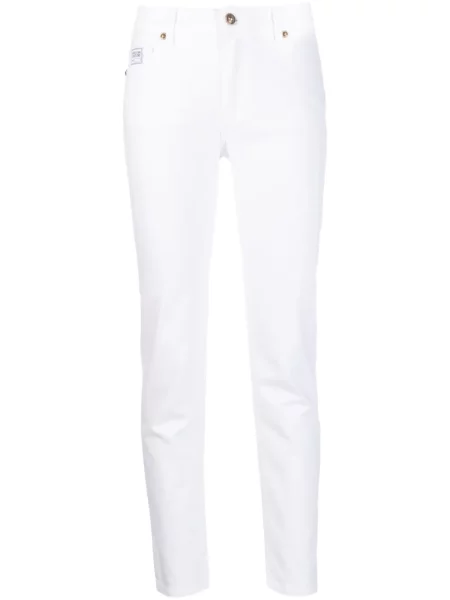 Blugi skinny Versace Jeans Couture alb