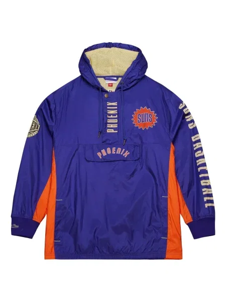 Majica s kapuljačom Mitchell & Ness plava