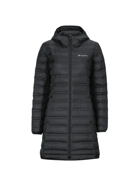 Dámsky páperový kabát Columbia Lake 22 II Down Long Hooded black čierna