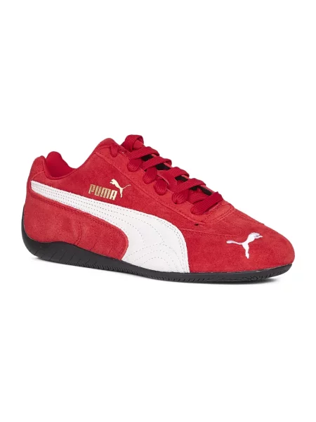 Sneakersy Puma skórzane czerwone