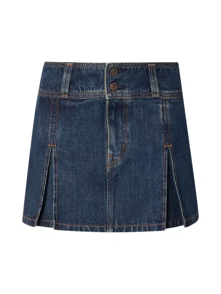 LEVI'S ® Fustă Inverted Pleat Mini denim albastru