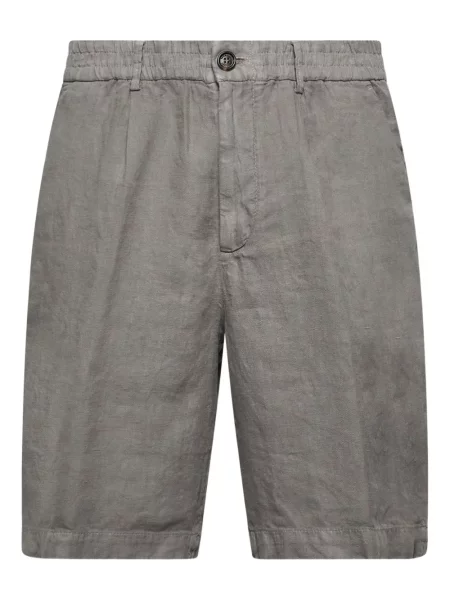 Pantaloni scurți Brunello Cucinelli de in plisate gri