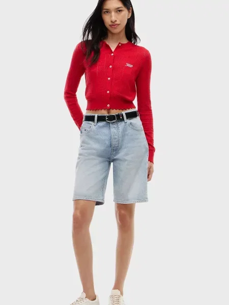 Кардиган Tommy Jeans червоний