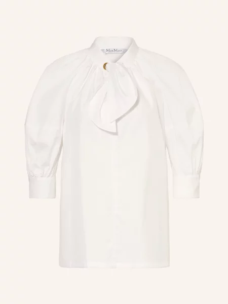 Top Max Mara s mašlí bílý