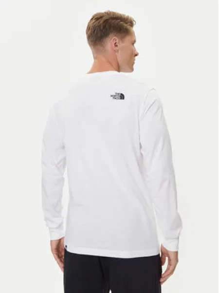 The North Face Marškinėliai ilgomis rankovėmis Fine balta