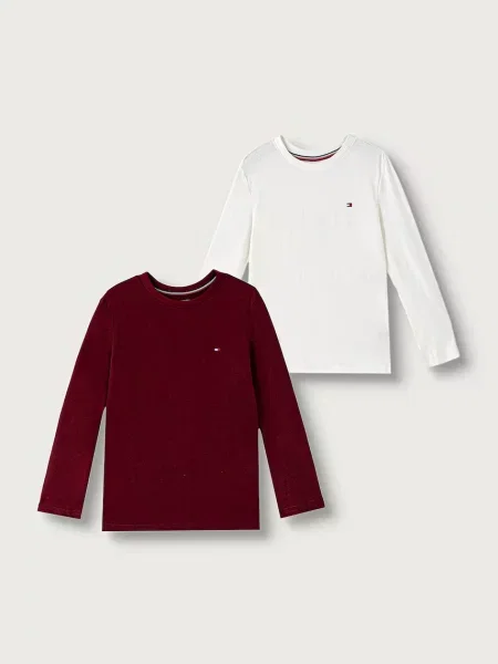 Tommy Hilfiger majica dugih rukava za djecu od pamuka