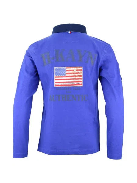 Tricou polo copii Harry Kayn albastru