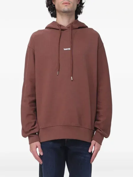 Hoodie Disclaimer με κέντημα καφέ