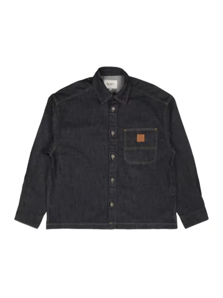 Koszula dżinsowa Carhartt Wip klasyczna niebieska