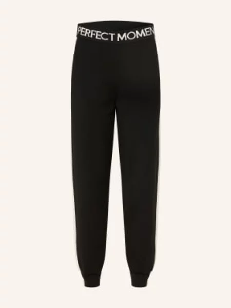 Perfect Moment Spodnie Z Dzianiny La Tour schwarz białe