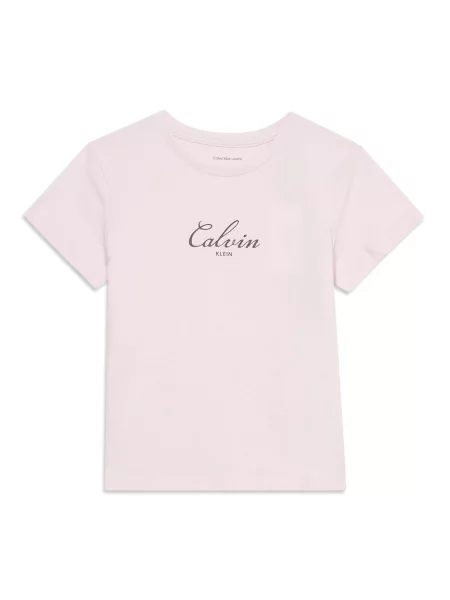 Calvin Klein Jeans Tricou mov liliachiu negru