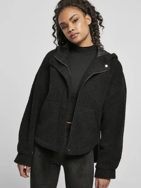 Urban Classics Geacă de primăvară-toamnă negru