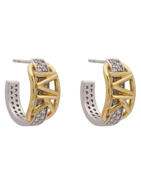 Обеци Michael Michael Kors сребристо