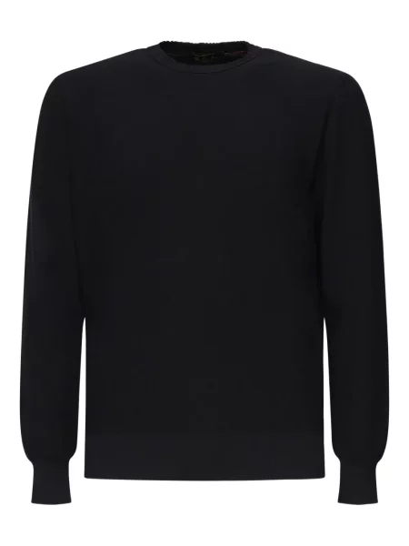 Pulover Loro Piana cu decolteu rotund negru