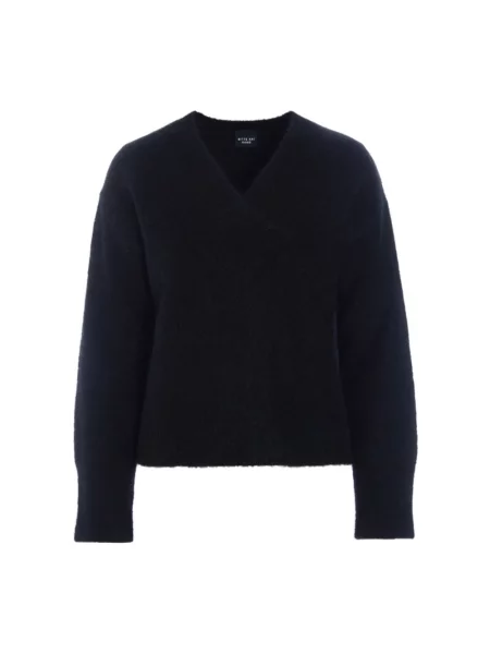 Dzianinowy sweter Bitte Kai Rand czarny