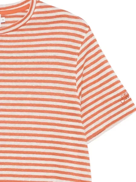 Tricou Mc2 Saint Barth cu dungi portocaliu