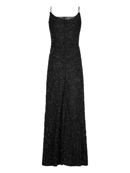 Rochie Rabanne cu broderie de costum negru
