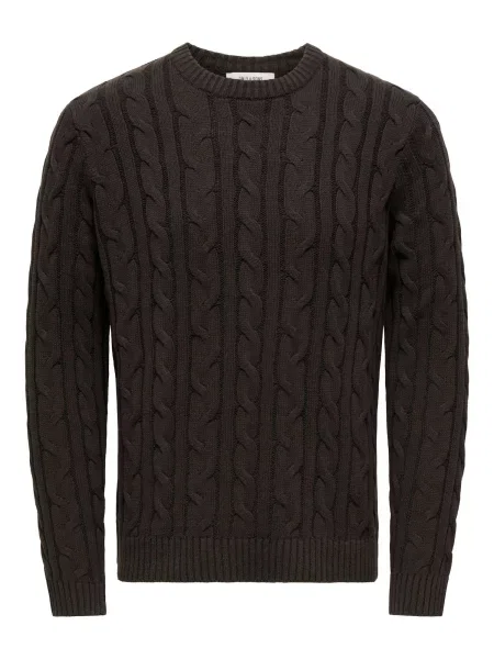 Only & Sons Pulover ONSKIM închis maro