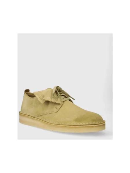 Półbuty Clarks zamszowe beżowe