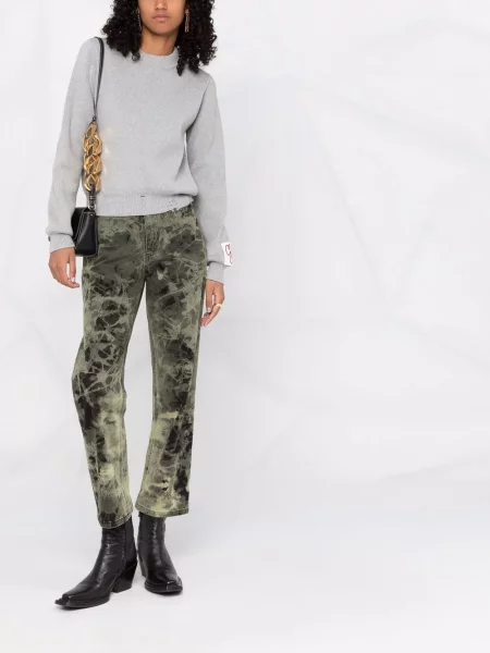 Megztinis Golden Goose su nubrozdinimais pilka