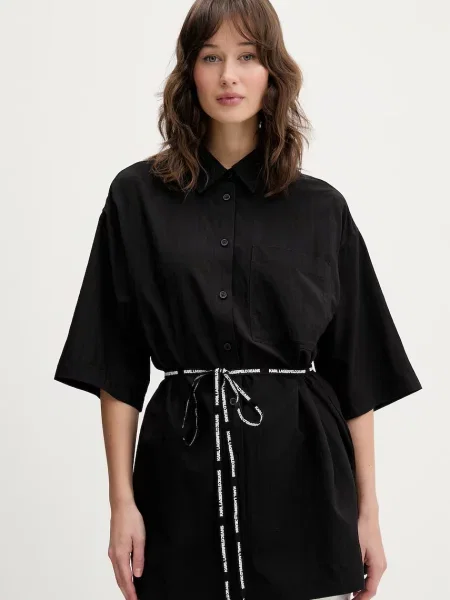 Karl Lagerfeld Jeans koszula czarny