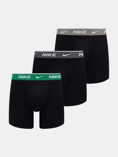 Nike testhezálló boxeralsó férfi elasztánnal csomag fekete