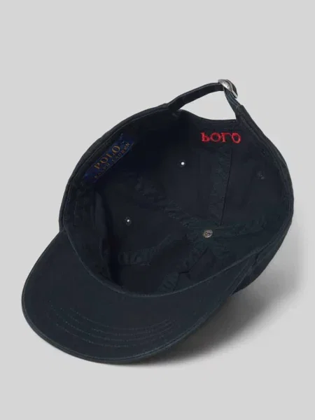Czapka z daszkiem Polo Ralph Lauren klasyczna czarna