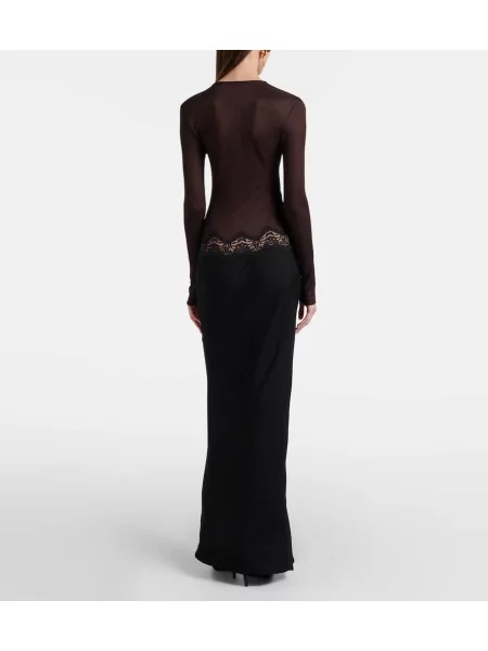 Rochie Christopher Esber din jerseu negru