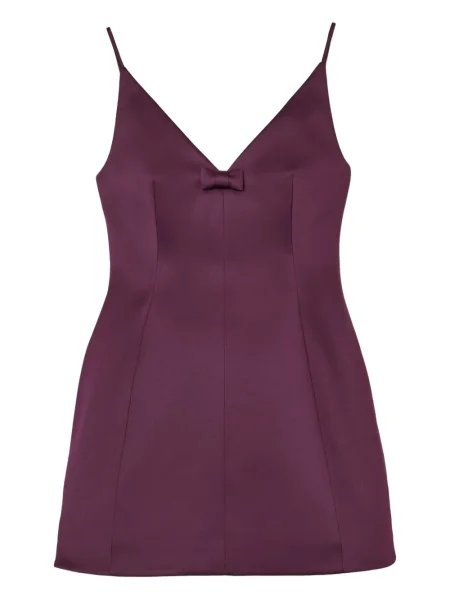 Rochie mini Marc Jacobs cu funde de costum roșu